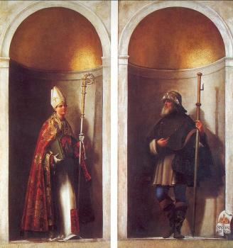 塞巴斯蒂亞諾 德爾 皮翁博 St. Louis of Toulouse and St. Romuald 塞巴斯蒂亞諾 德爾 皮翁博 St. Louis of Toulouse and St. Romuald
